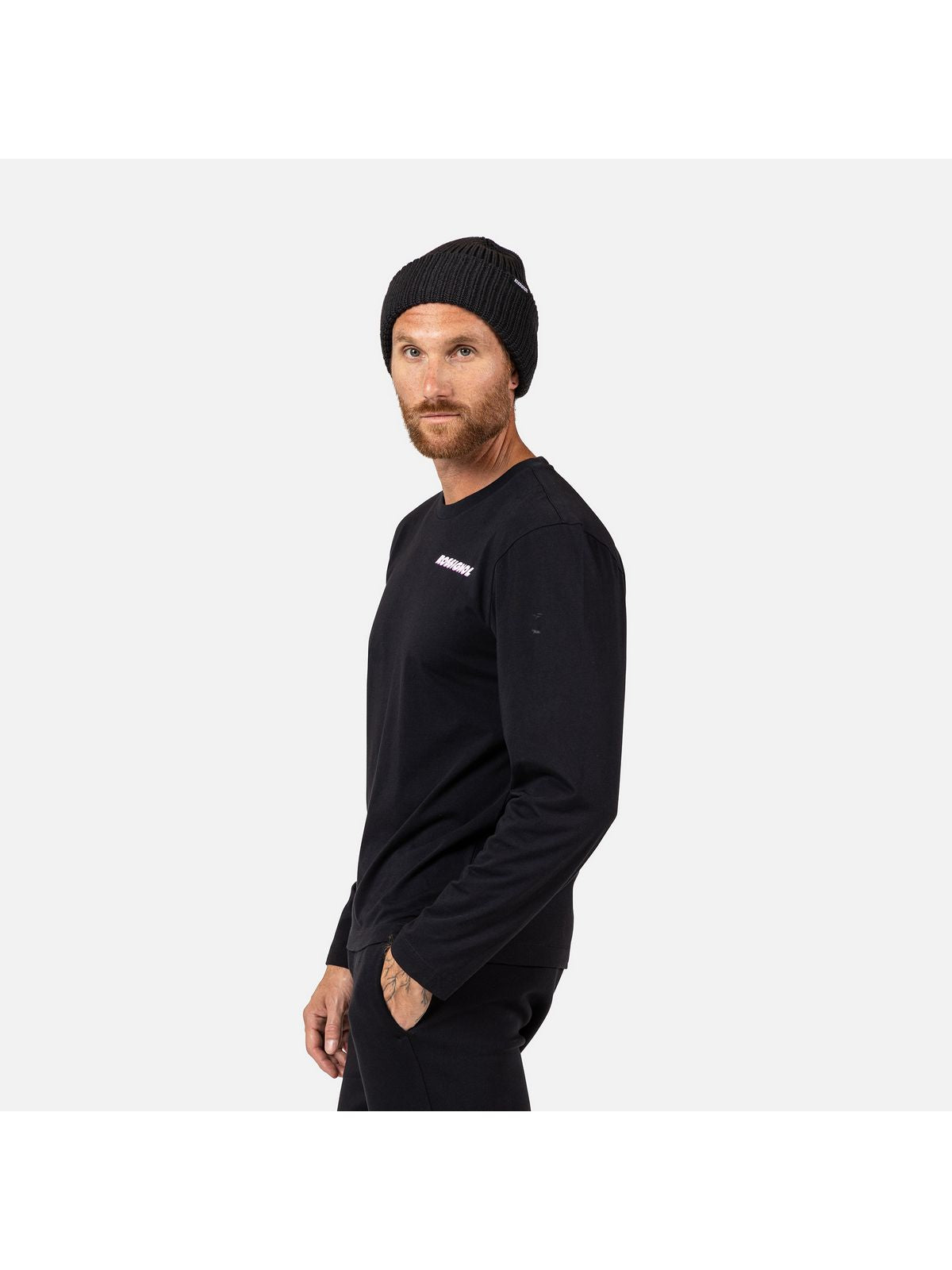Koszulka męska ROSSIGNOL Long Sleeve Tee czarna