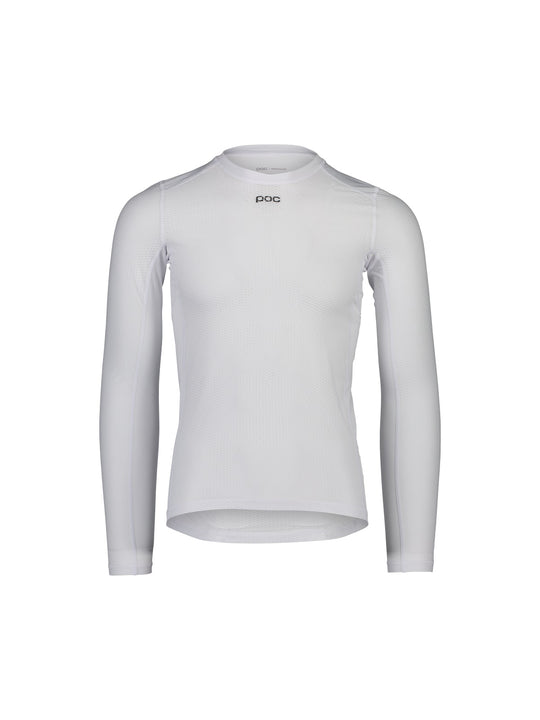Koszulka rowerowa POC Essential Layer LS - biały
