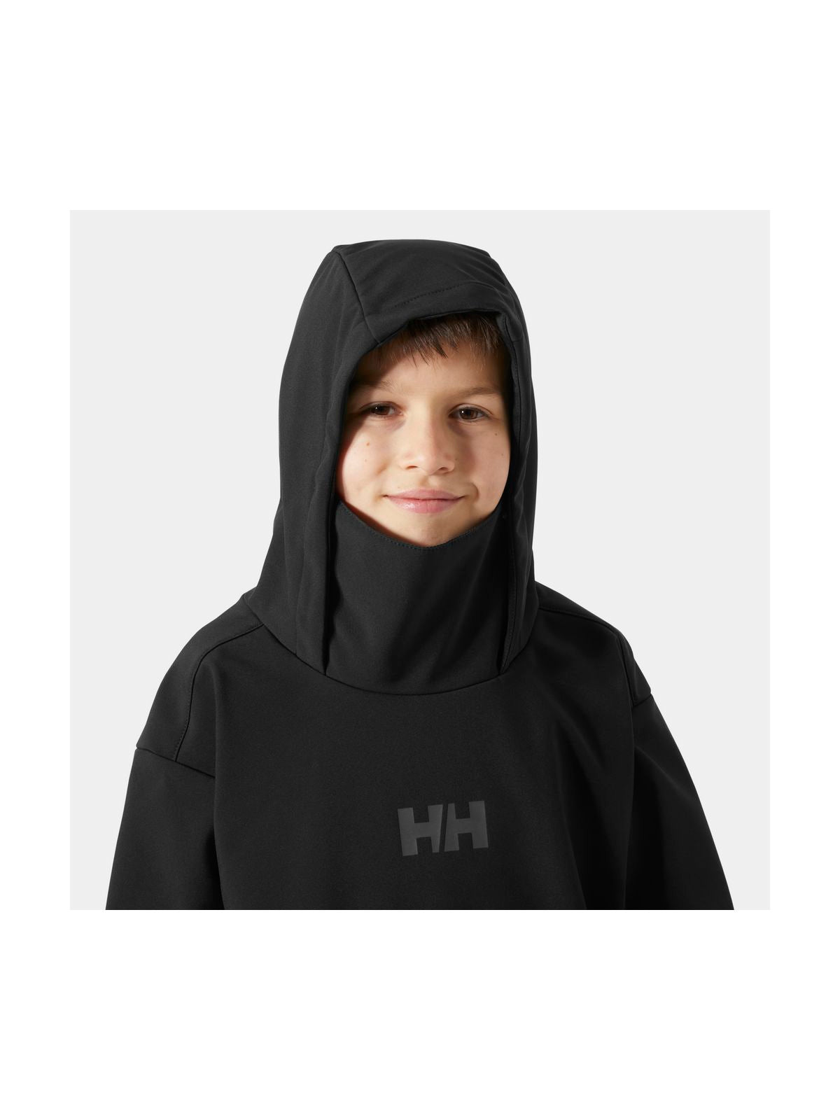 Bluza dziecięca HELLY HANSEN JR POWDER SOFTSHELL HOODIE czarna