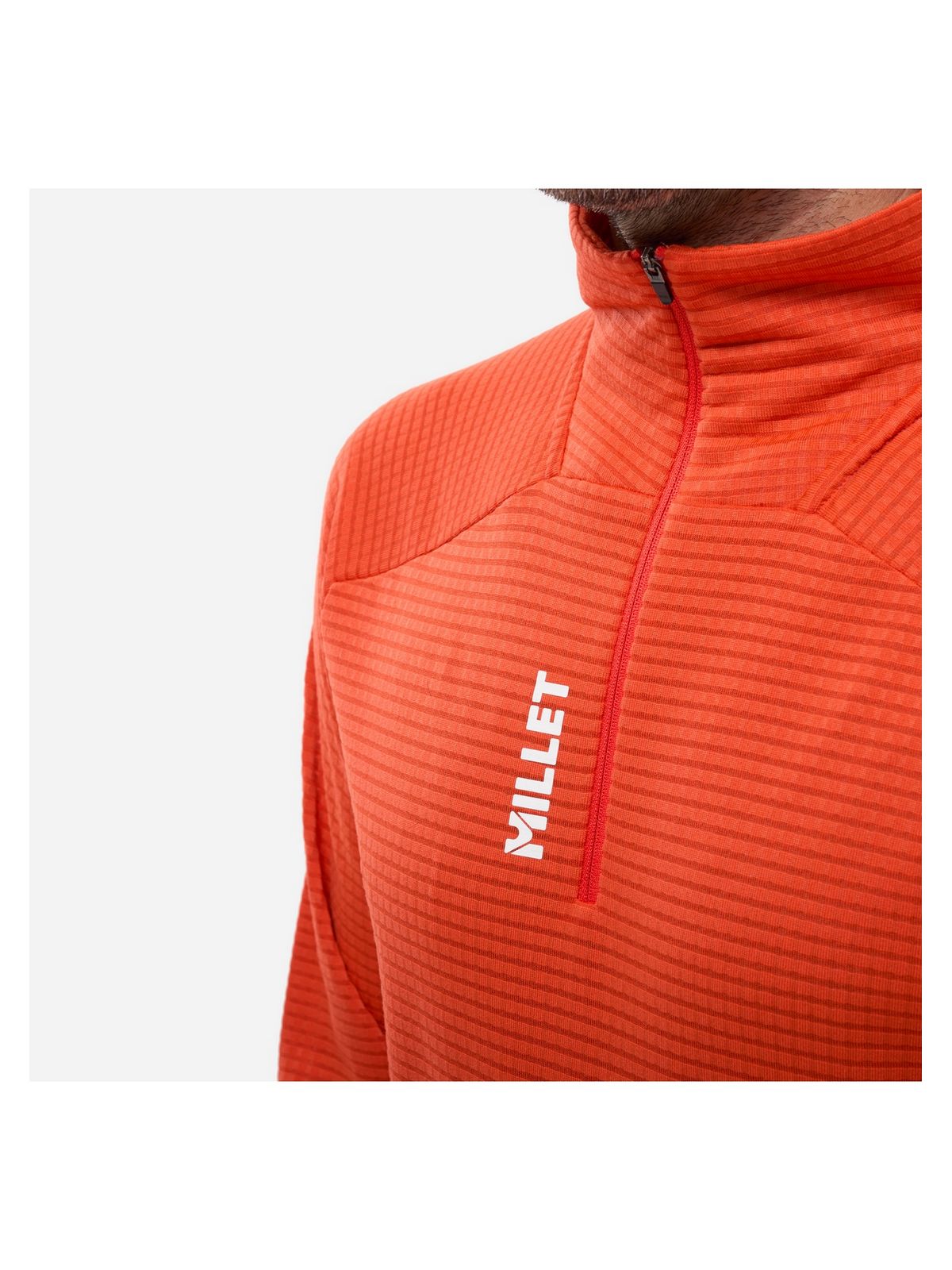 Bluza męska MILLET Parmelan Light Fleece Po M czerwona