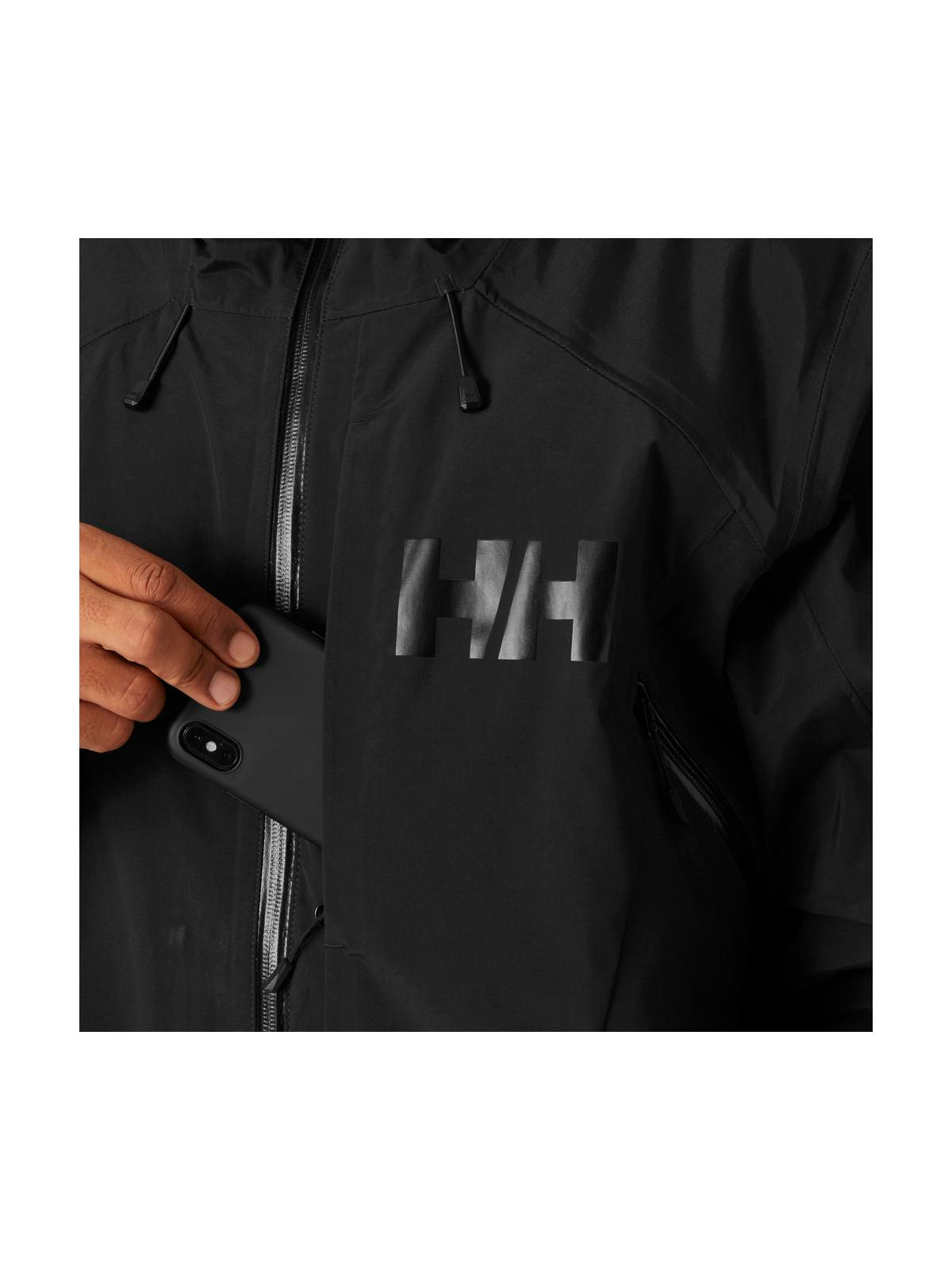 Kurtka narciarska męska HELLY HANSEN SOGN TINDEN SHELL JACKET czarna