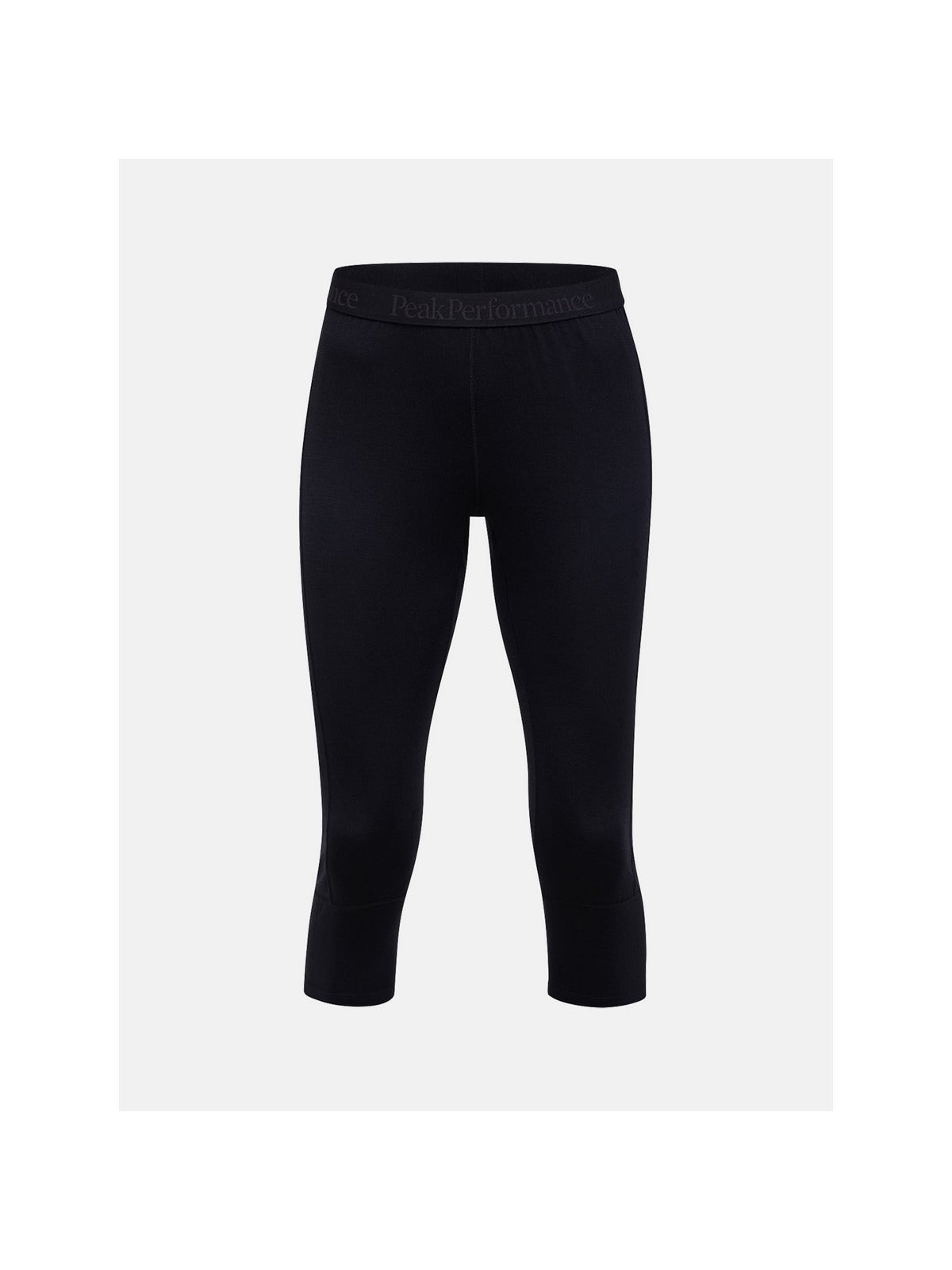 Spodnie Termiczne PEAK PERFORMANCE Magic 3/4 Short Johns Wool-blend Baselayer Women czarny