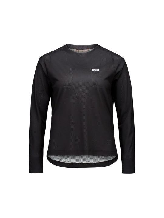 Koszulka rowerowa damska POC W’s Motion Air L/S Jersey czarna - Adventure Sports

