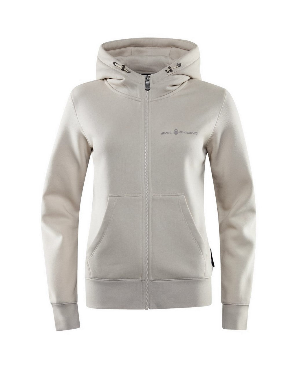 Bluza rozpinana z kapturem Sail Racing W GALE LOGO ZIP HOOD beżowa