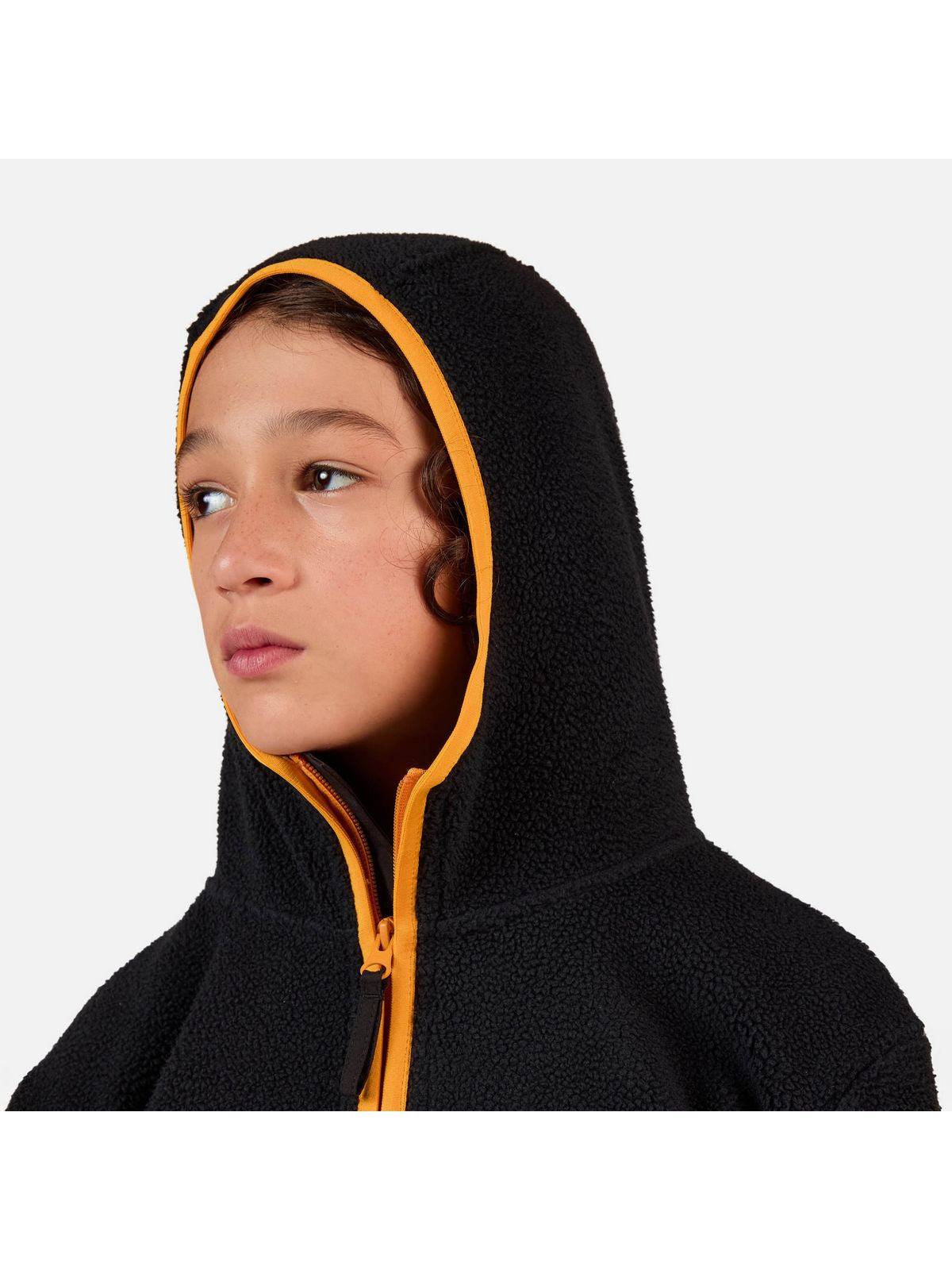 Bluza dziecięca ROSSIGNOL JR All Track Anorak Fleece czarna