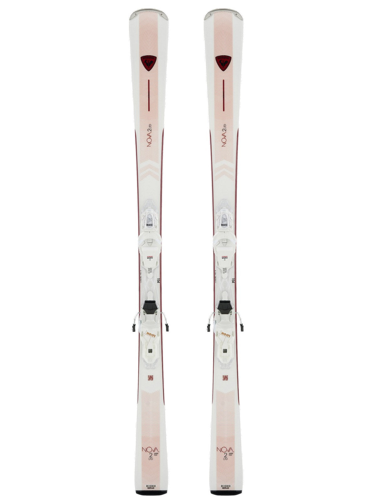 Narty damskie ROSSIGNOL NOVA 2 Ltd + wiązania LOOK Xpress W 10 GW B83