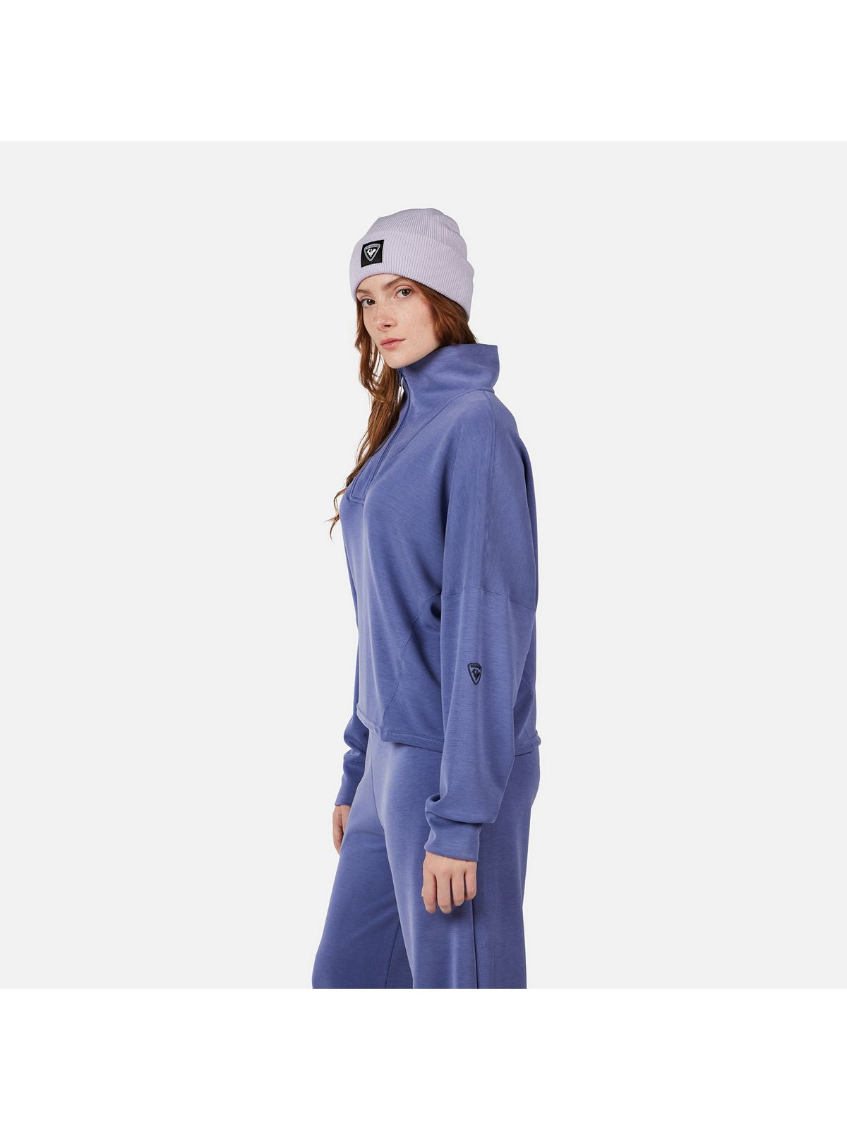 Bluza damska ROSSIGNOL W CHAVANETTE HZ SCUBA FLEECE niebieska