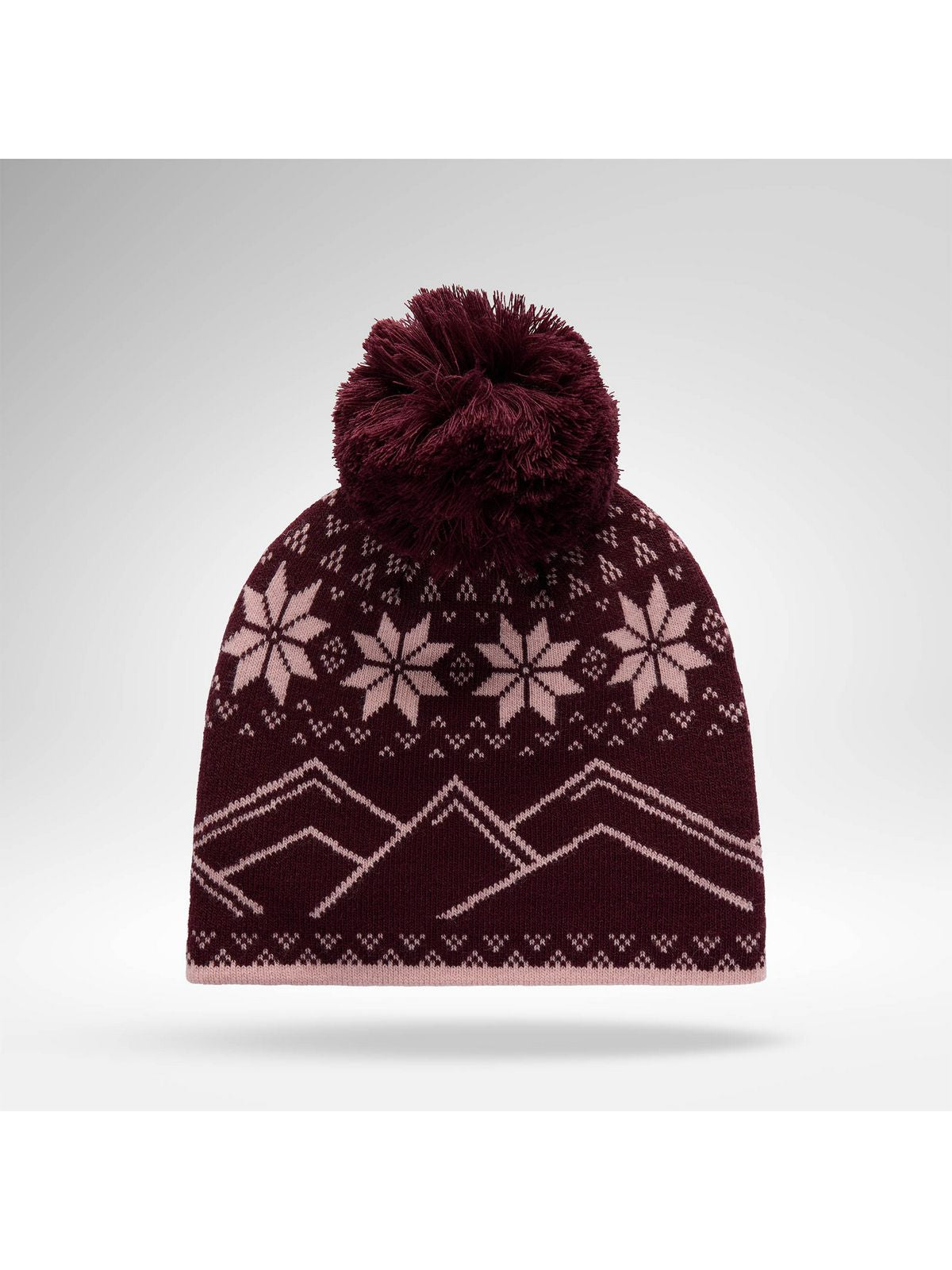 Czapka juniorska ROSSIGNOL Jr Pompom Beanie bordowa