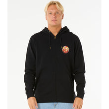 Bluza męska RIP CURL Wettie Passage Icon Zip Thru czarna
