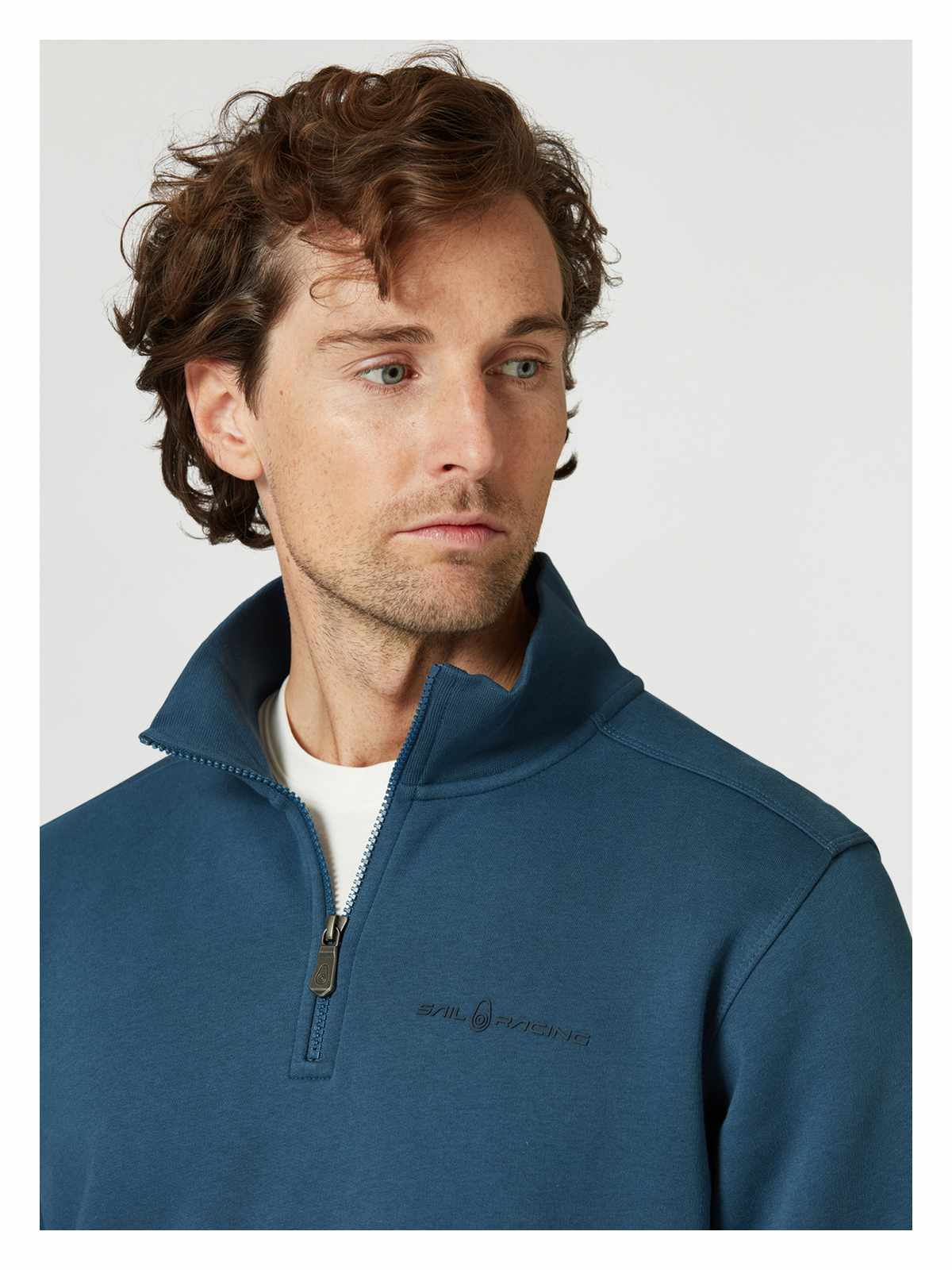 Bluza męska SAIL RACING M Bowman Logo T-Neck granatowa
