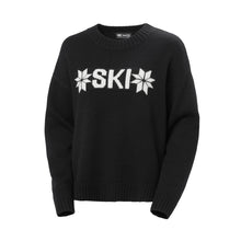 Sweter damski HELLY HANSEN W Bliss Ski Knit Sweater czarny
