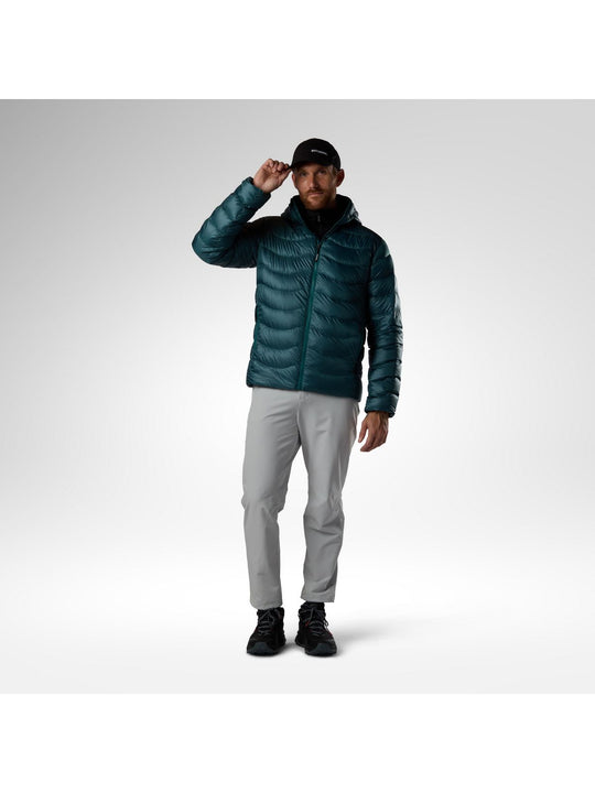 Kurtka puchowa męska ROSSIGNOL M Verok Down Hoodie Jacket zielona
