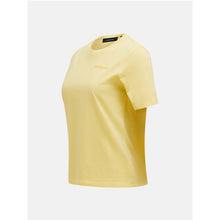 Koszulka PEAK PERFORMANCE Original Small Logo Tee Women żółty - Adventure Sports
