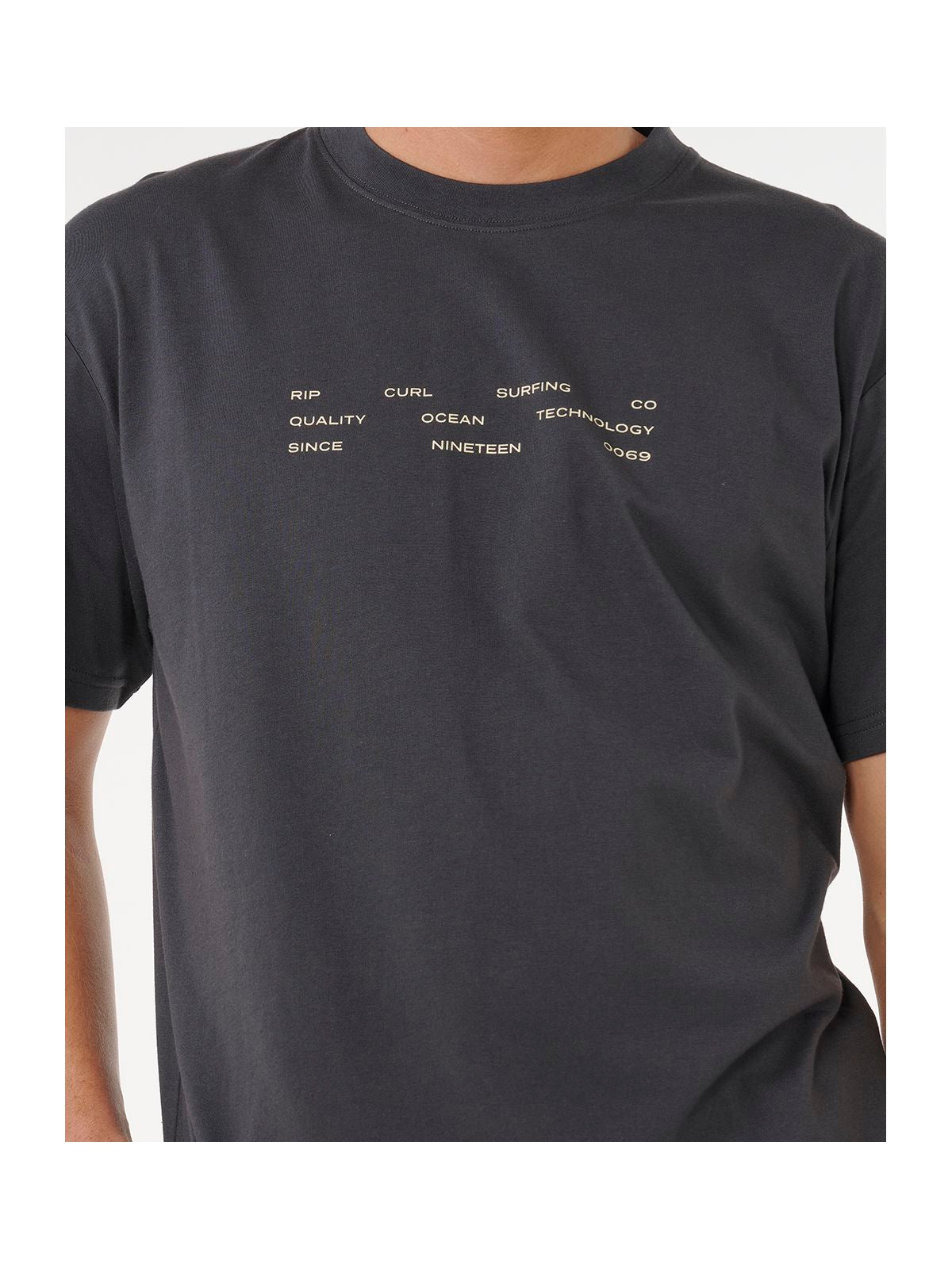 Koszulka RIP CURL VAPORCOOL 3 STACKS TEE czarna