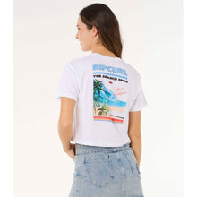 Koszulka damska RIP CURL Hayley O Crop Tee biała

