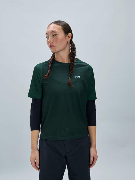 Koszulka rowerowa damska POC W's Motion Air Jersey zielony

