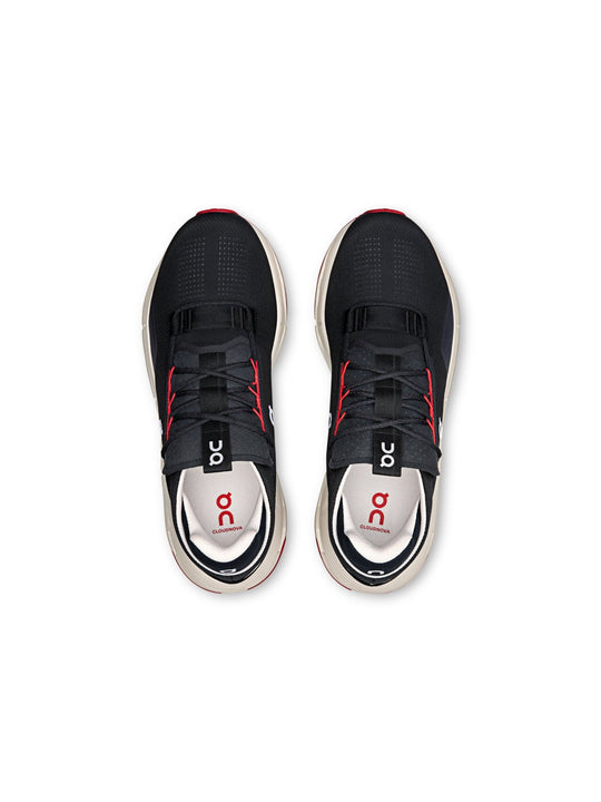 Buty treningowe męskie On Cloudnova 2 czarno czerwony
