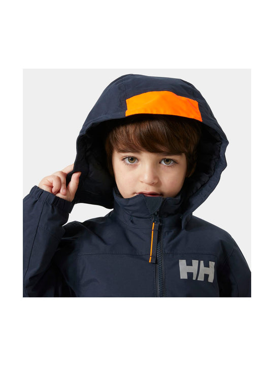 Kurtka narciarska dziecięca HELLY HANSEN K RIDER JACKET granatowa
