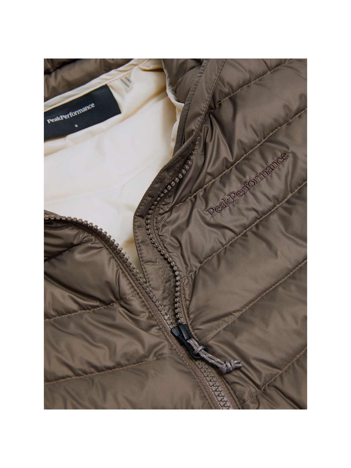 Kamizelka damska PEAK PERFORMANCE Frost Down Vest brązowa