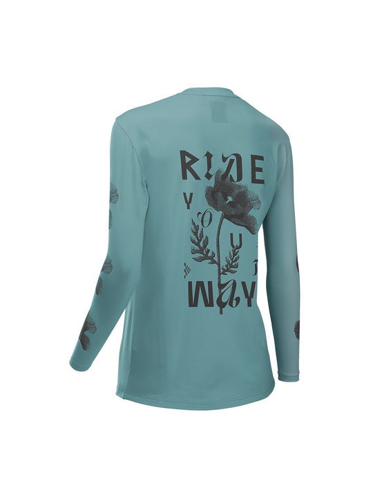 Koszulka rowerowa damska NORTHWAVE Xtrail Woman LS Jersey niebieski
