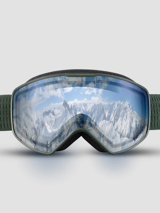 Gogle narciarskie JULBO CYCLON zielone fotochrom Cat 0-4 High Contrast
