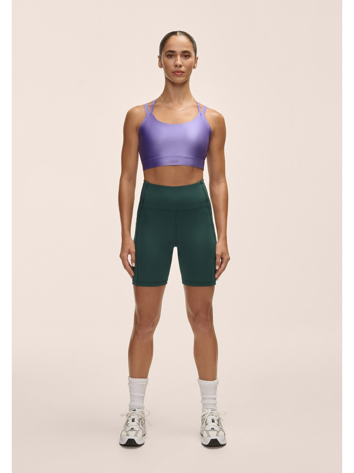 Legginsy damskie Casall High Waist Bike Shorts - Adventure Sports