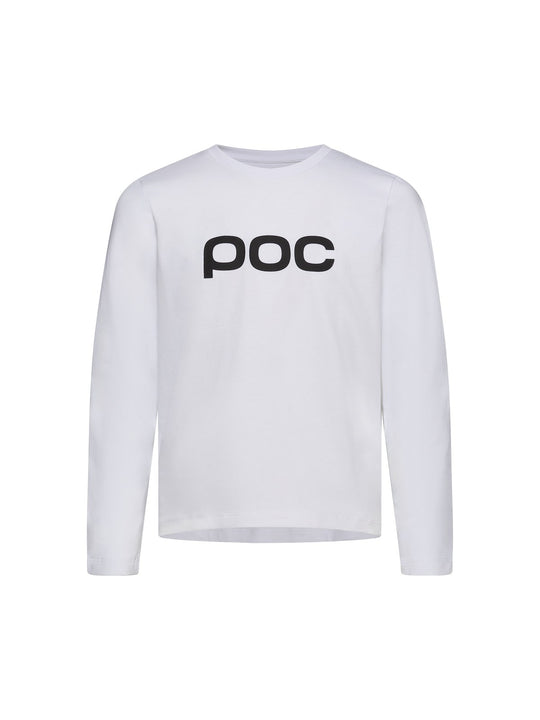 Koszulka longsleeve dla dzieci POC L/S Tee Jr biały
