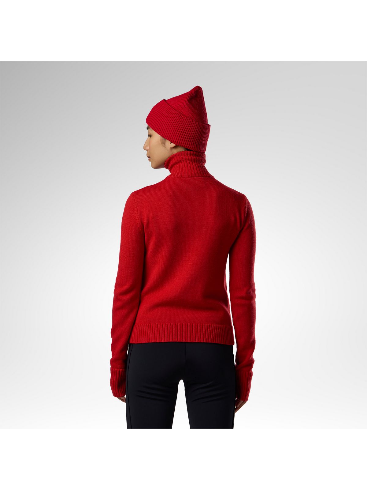 Sweter damski ROSSIGNOL W Jcc Teddy Quarter Zip Sweate czerwony