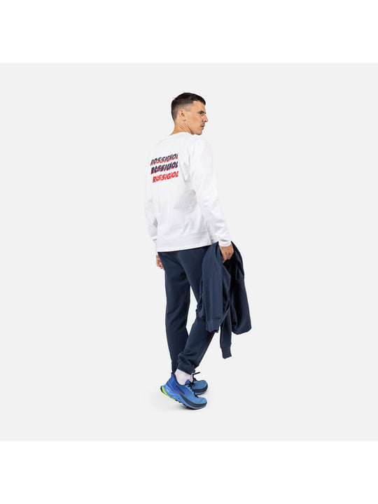 Koszulka męska ROSSIGNOL Long Sleeve Tee biała
