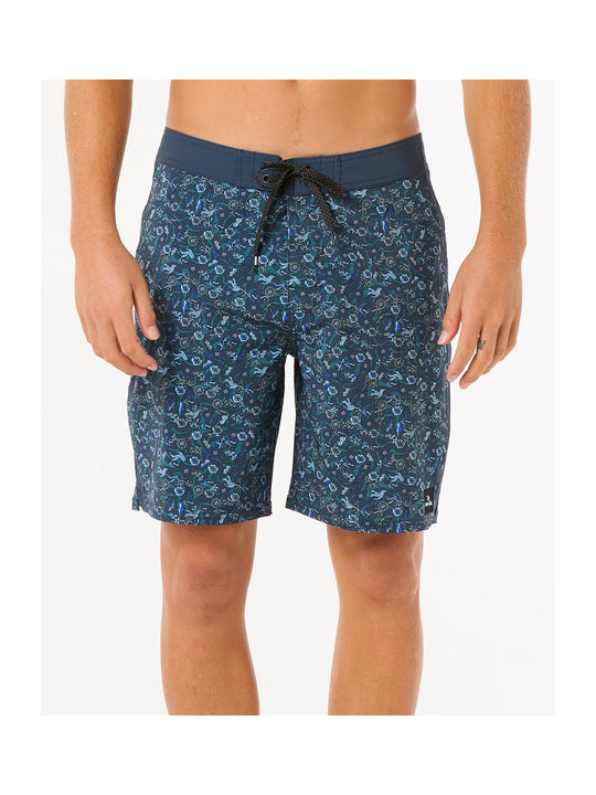 Szorty kąpielowe męskie RIP CURL Mirage Floral Reef granatowe
