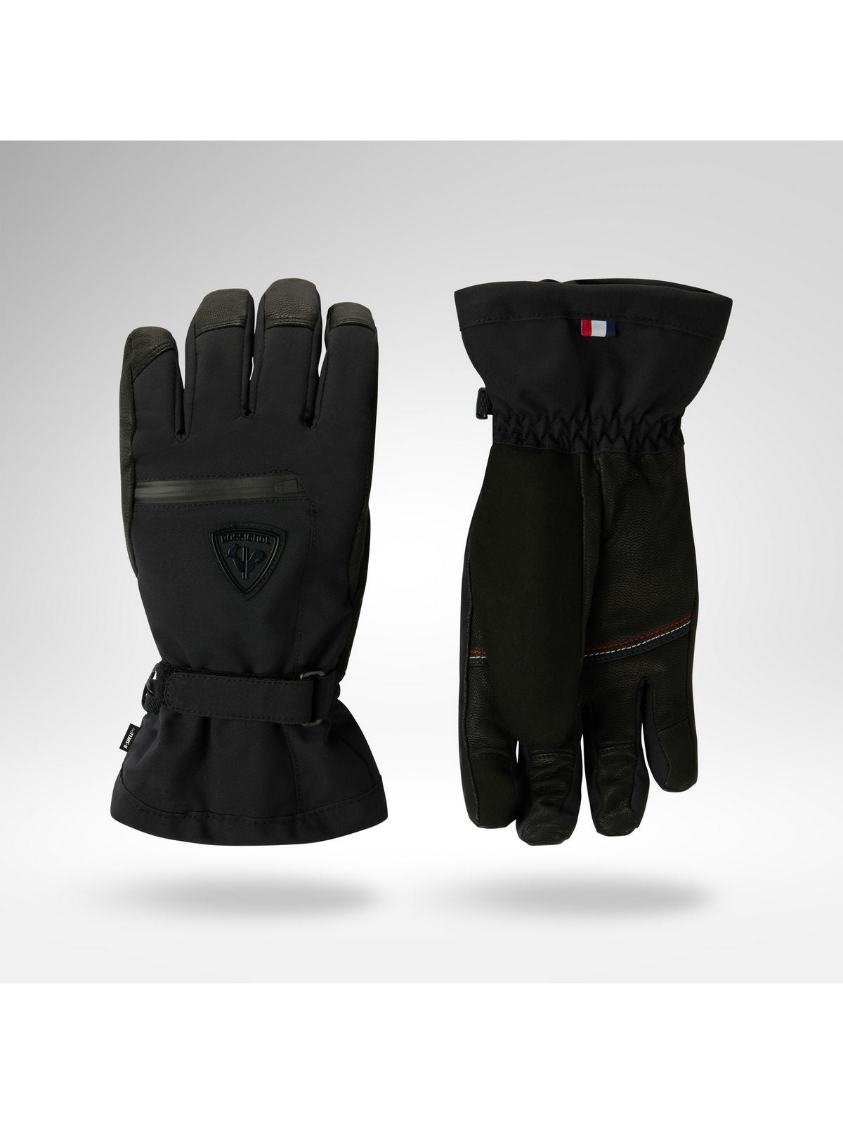 Rękawice narciarskie damskie ROSSIGNOL W Romy Ski Gloves R-Shell Dry czarne