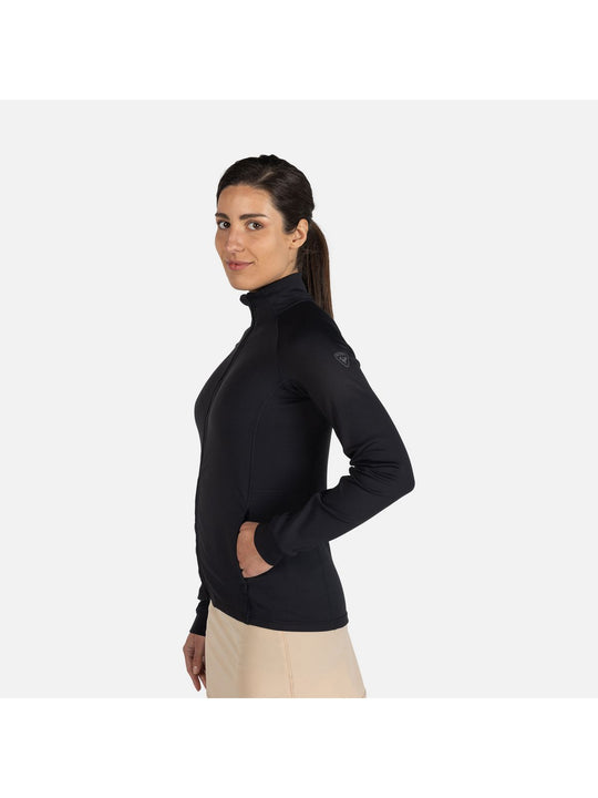 Bluza damska ROSSIGNOL W Mid Layer Thin czarna
