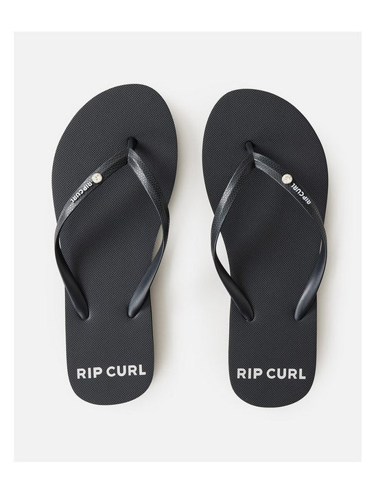 Japonki plażowe damskie RIP CURL Premium Surf Bloom Open Toe czarne
