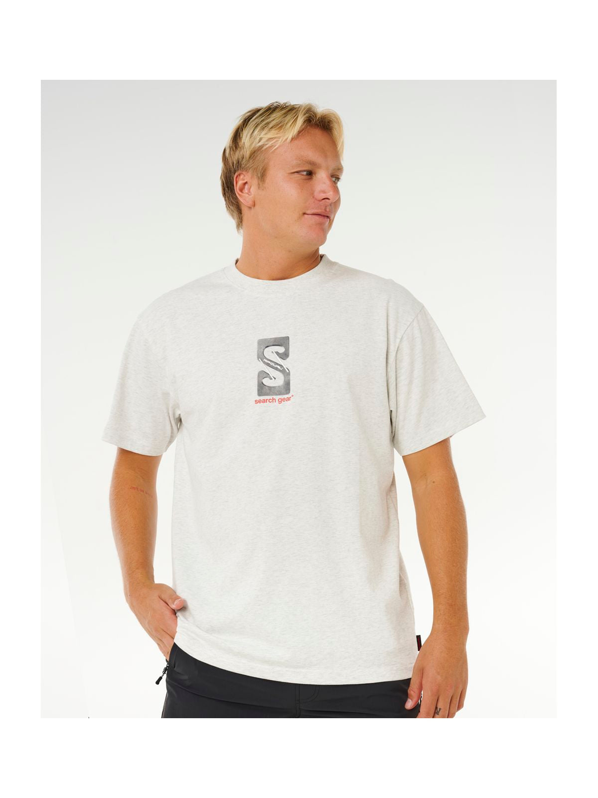 Koszulka męska RIP CURL Search Gear Tee biała