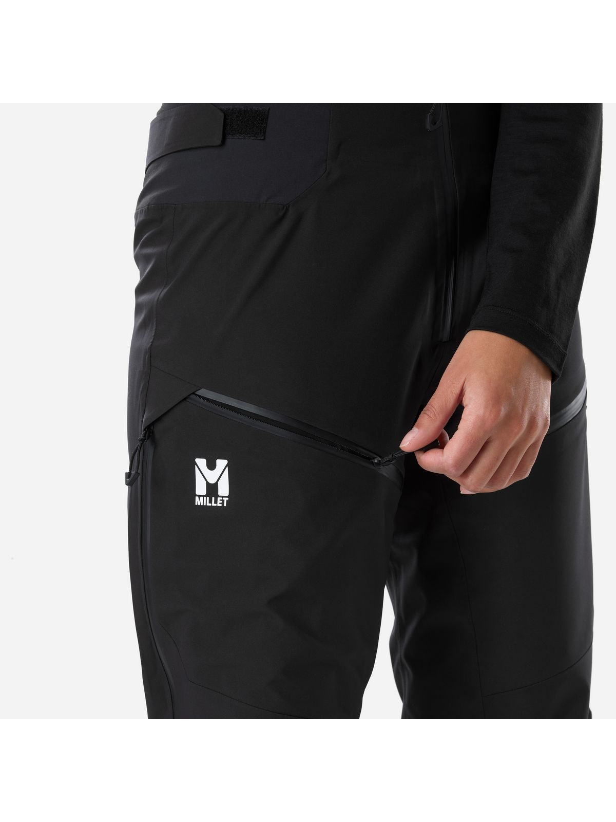 Spodnie narciarskie damskie MILLET W M White 3L Pant W czarne