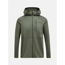 Bluza PEAK PERFORMANCE M Trail Polartec Zip Hood zielony - Adventure Sports

