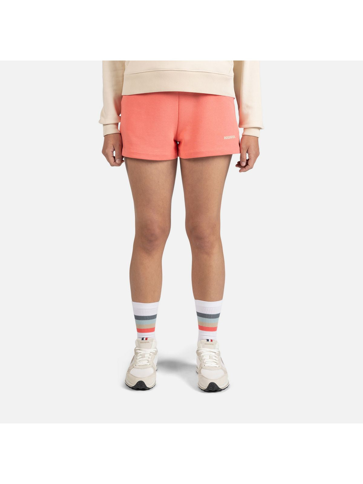 Szorty damskie ROSSIGNOL W Presset Short różowy - Adventure Sports