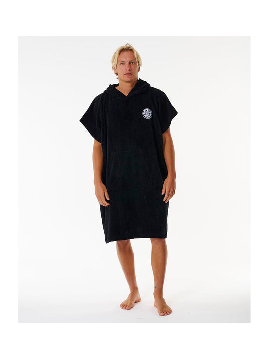 Ponczo RIP CURL Logo Hooded Towel czarny
