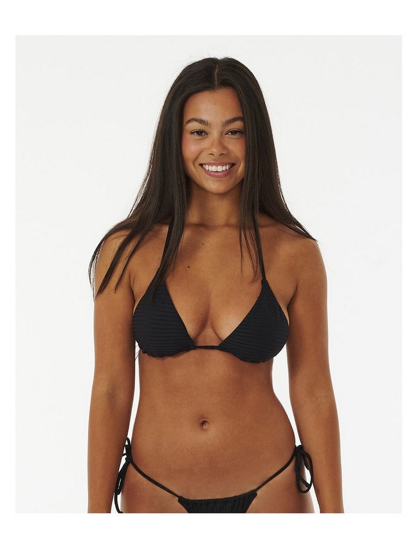 Stanik kąpielowy RIP CURL Premium Surf D-Dd Sliding Tri czarny