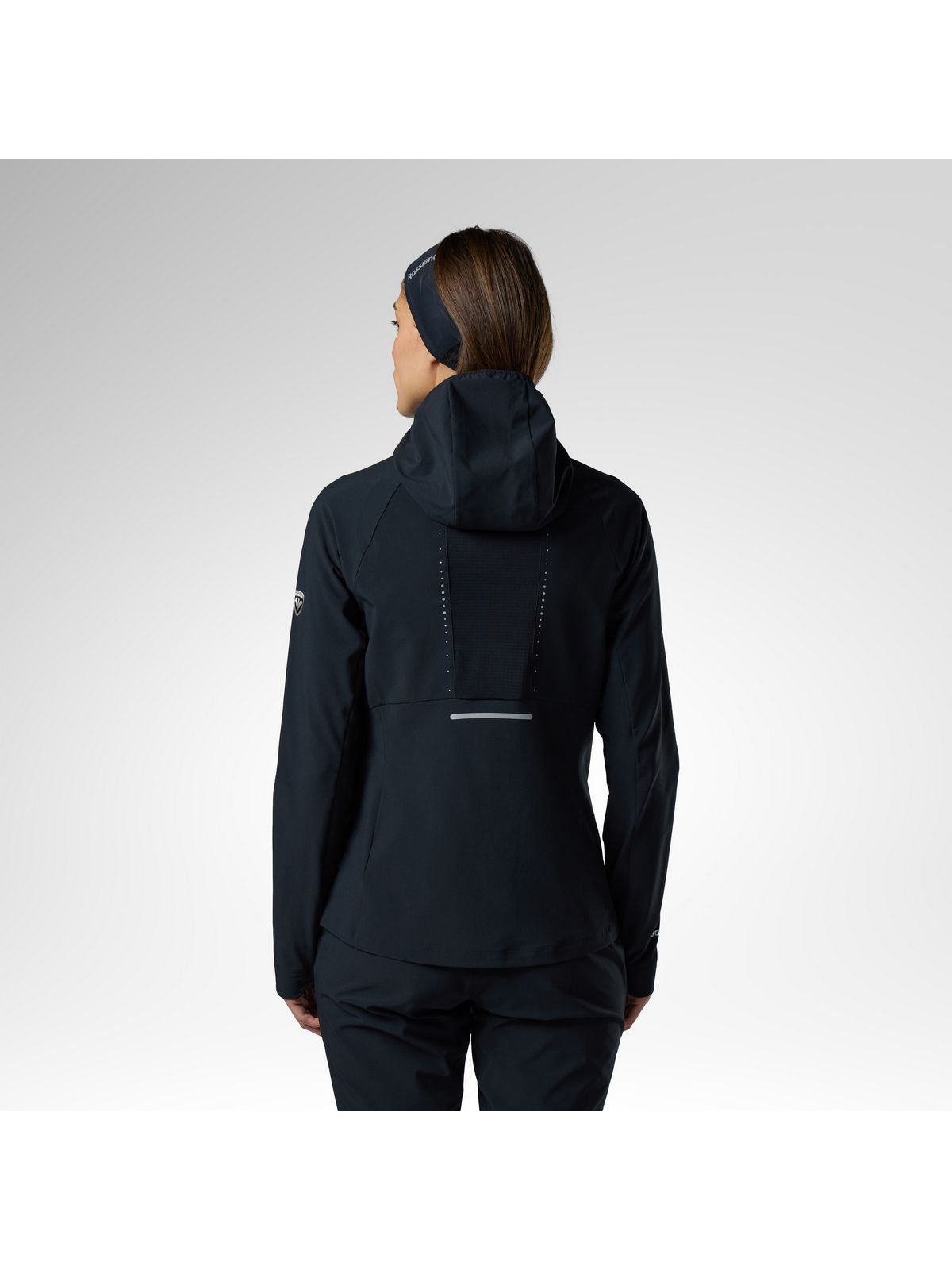 Kurtka damska ROSSIGNOL W Venon Wind Hoodie Jacket czarna