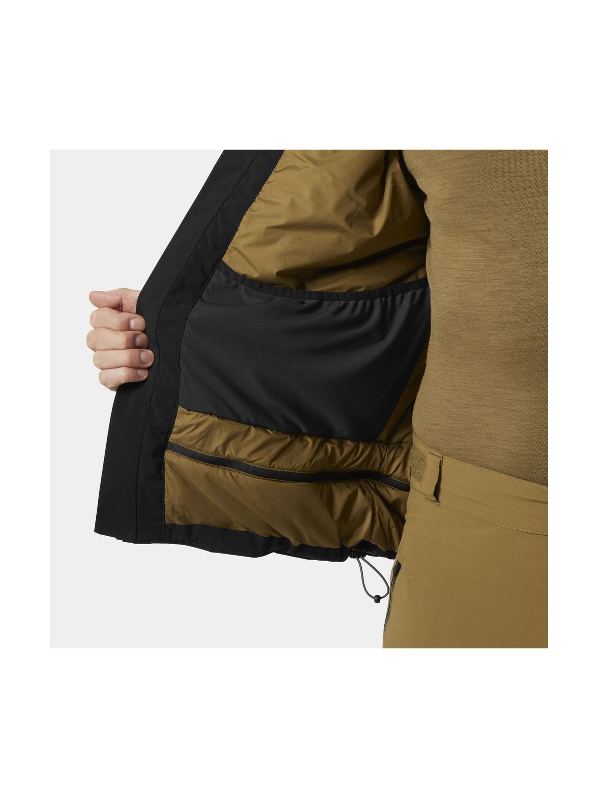 Kurtka narciarska męska HELLY HANSEN ATLAS INFINITY STRETCH JACKET czarna