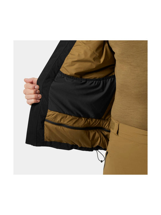 Kurtka narciarska męska HELLY HANSEN ATLAS INFINITY STRETCH JACKET czarna
