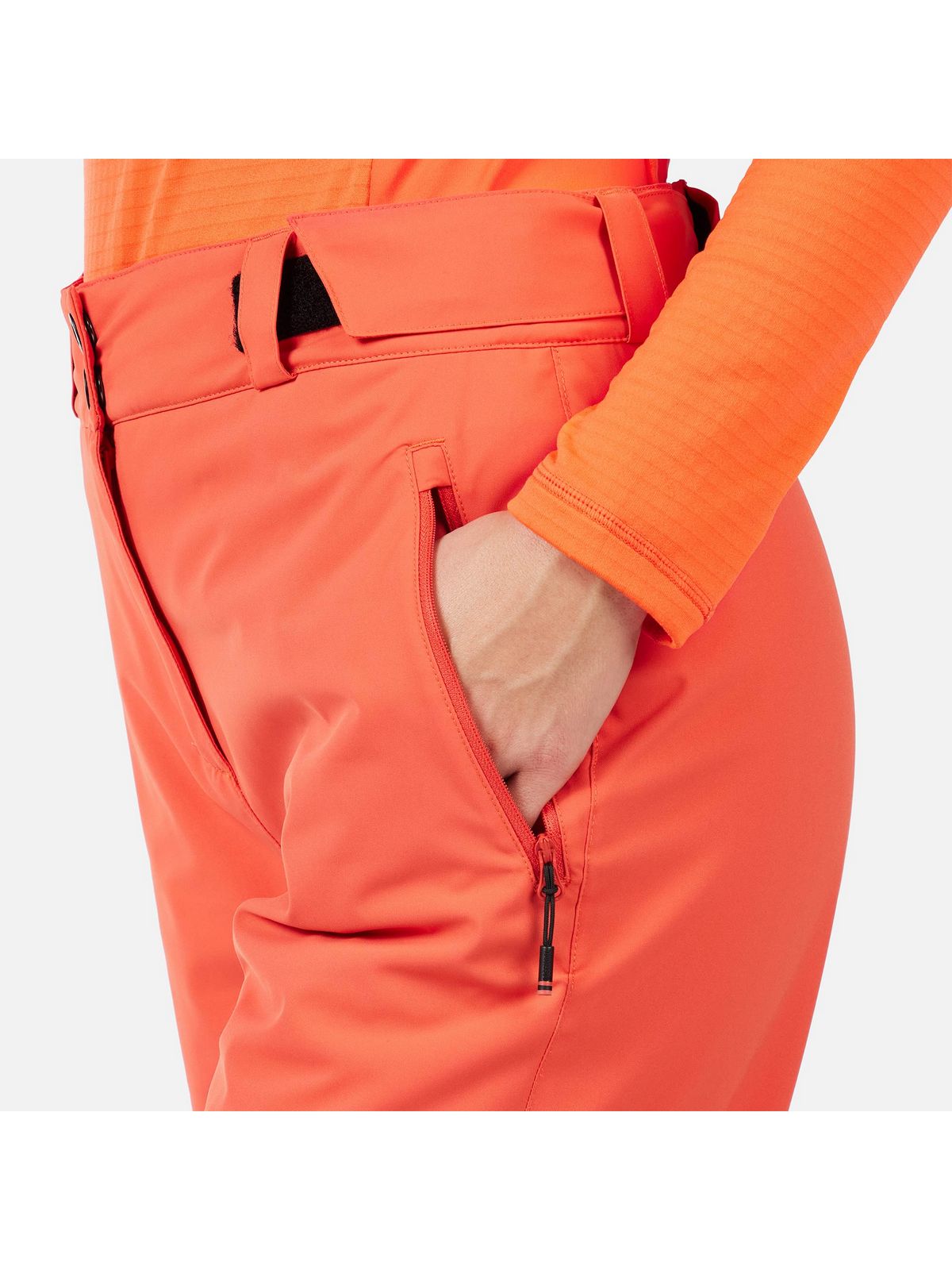 Spodnie narciarskie damskie ROSSIGNOL W Strawpile Insulated Pant pomarańczowe