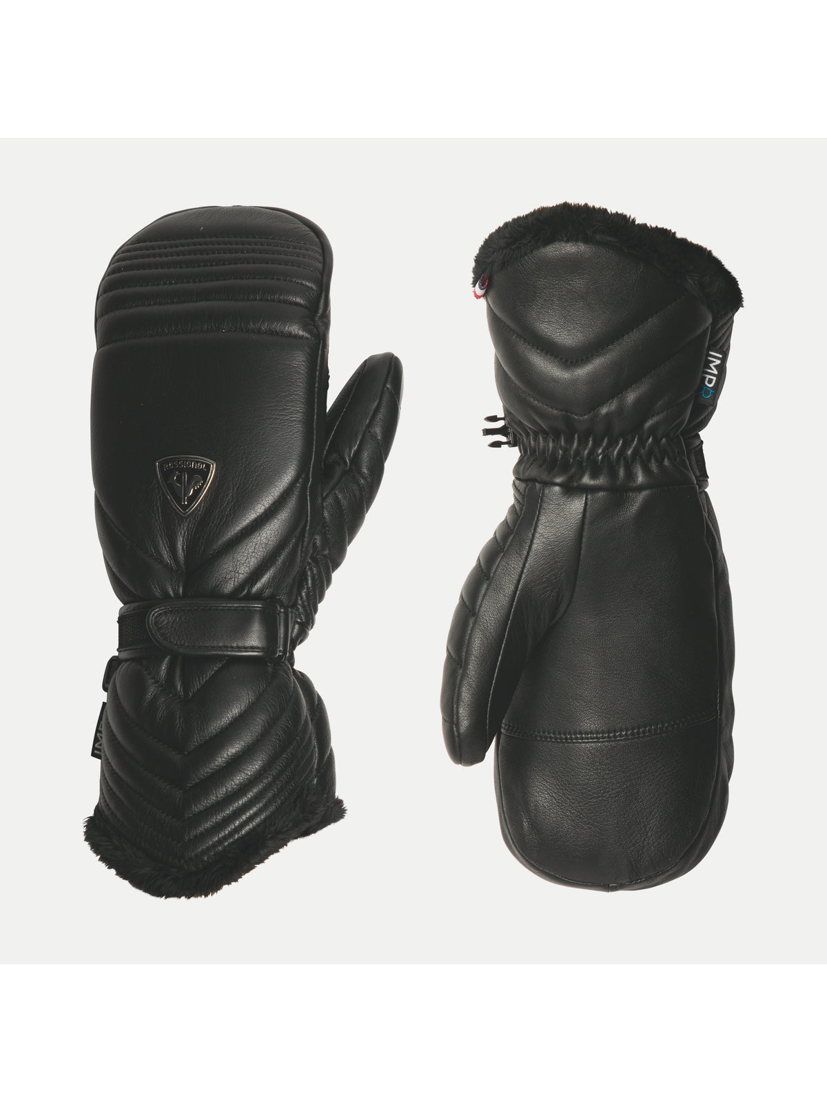 Rękawice narciarskie skórzane damskie ROSSIGNOL W Select Lth Impr M czarny - Adventure Sports