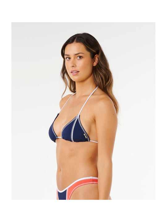 Góra bikini RIP CURL Surf Tide Sliding Tri granatowa
