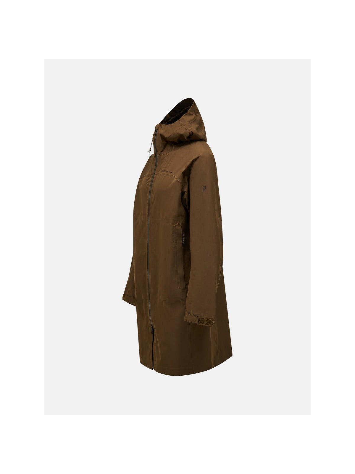 Parka męska PEAK PERFORMANCE Treeline HIPE 2.5L Shell Parka brązowa