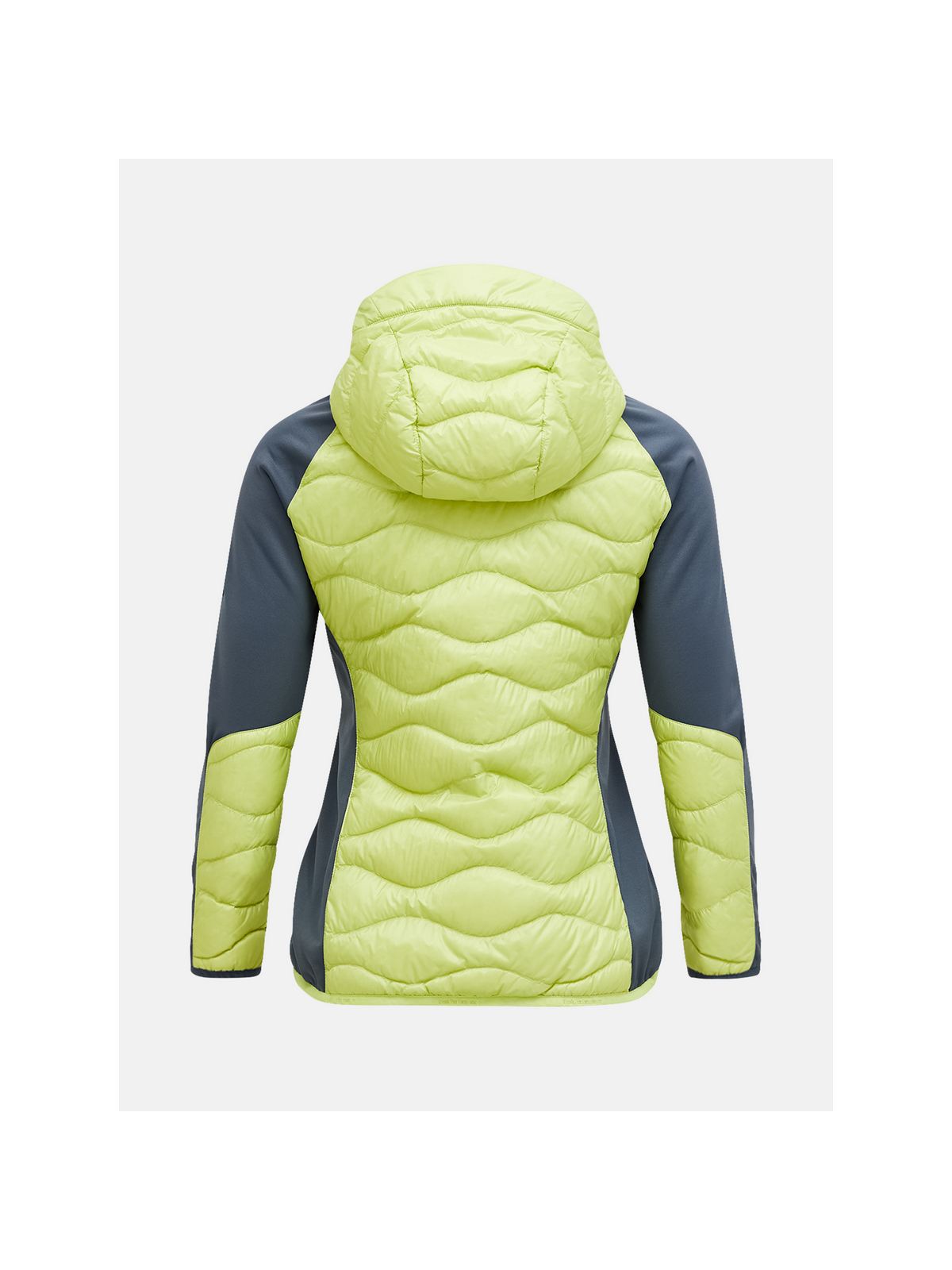 Kurtka PEAK PERFORMANCE Helium Down Hybrid Hood Women żółty