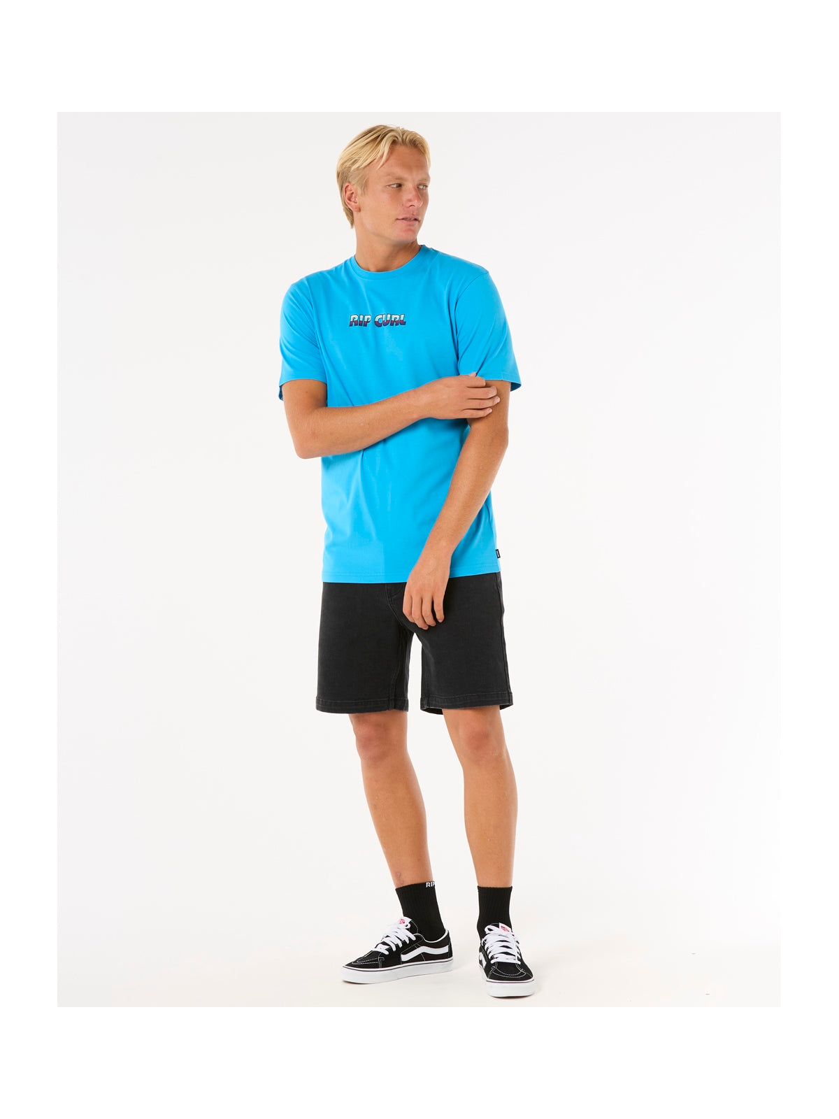 Koszulka męska RIP CURL Big Mumma Icon Tee niebieska