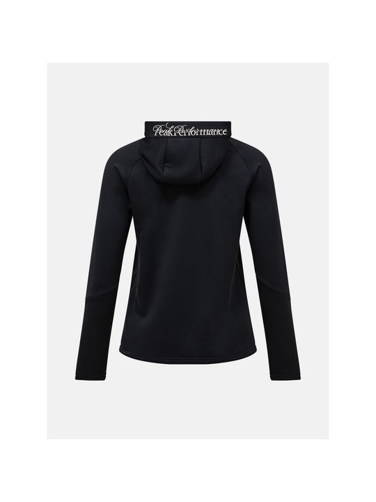 Bluza damska PEAK PERFORMANCE 40Y Rider Zip Hood czarna
