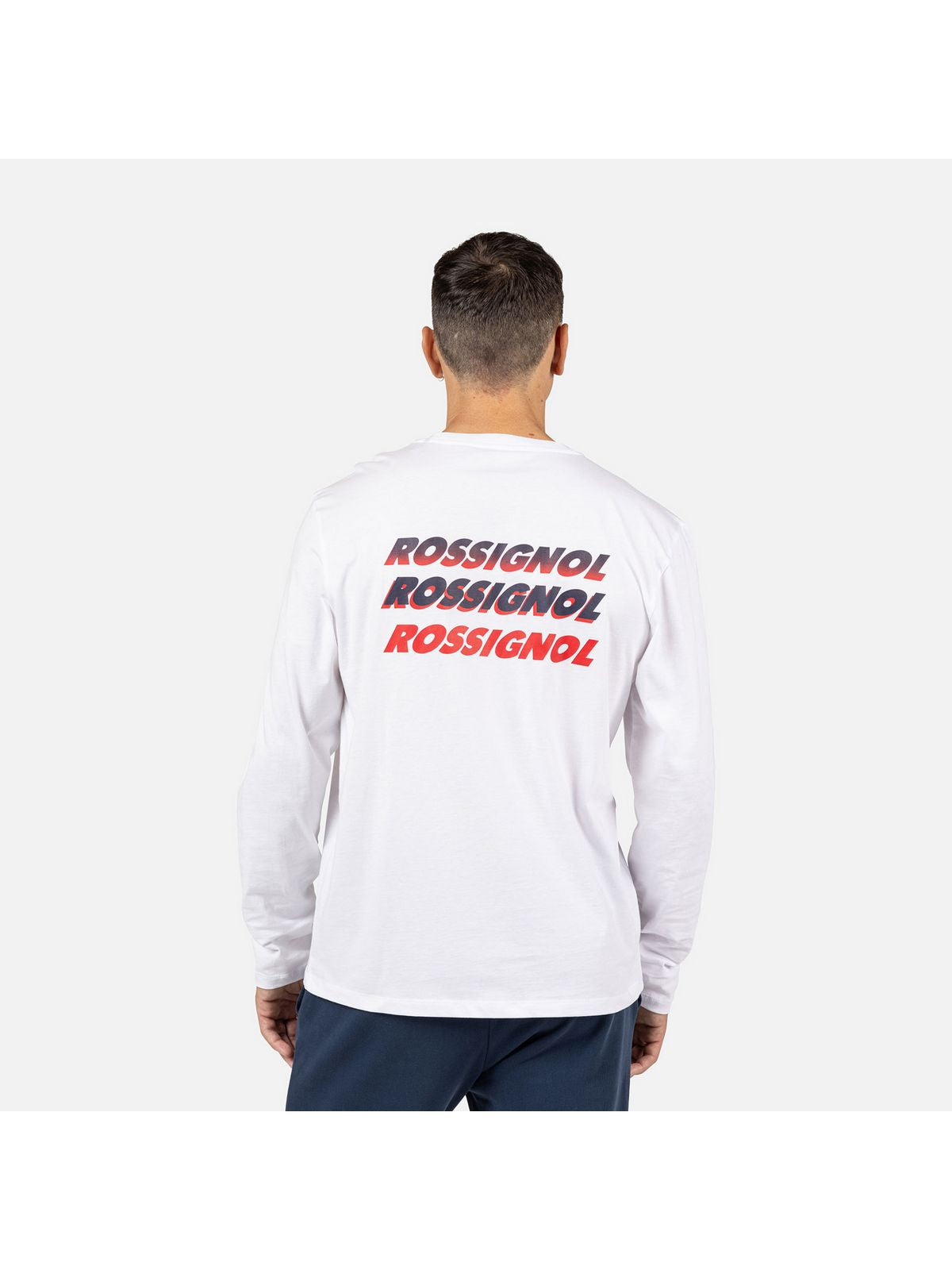 Koszulka męska ROSSIGNOL Long Sleeve Tee biała